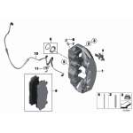 Klocki hamulcowe przód BMW F06 F10 M5 F12 F13 M6 - 34112284370