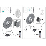 Klocki hamulcowe przód BMW F06 F10 M5 F12 F13 M6 - 34112284370