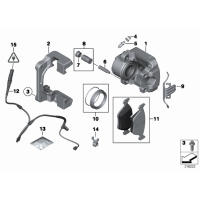 Klocki hamulcowe przód BMW E70 E71 F15 F16 3,0sd 4,8i 50iX 35dX 35iX - 34116791514