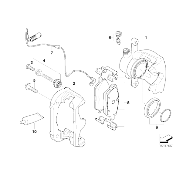 Klocki hamulcowe - 34116774050