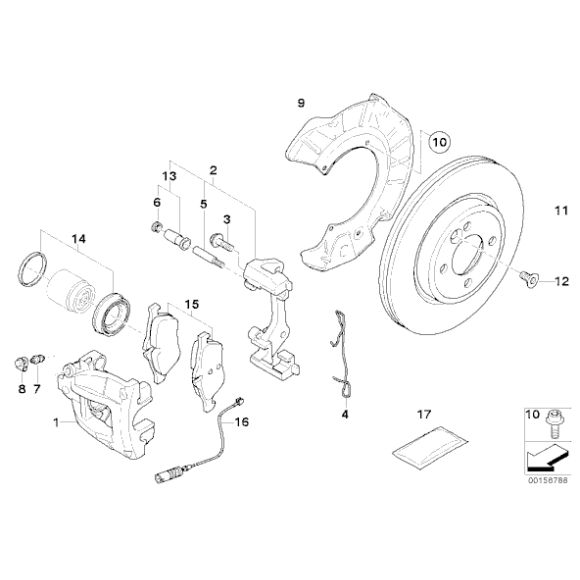 Klocki hamulcowe przód MINI R50 R53 R52 - 34116770332