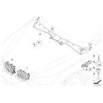 Atrapa nerka lewa BMW E60 E61 E60N E61N - 51137065701