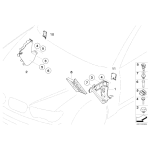 RXC60440 Klamra listwy progu BMW E34 518 520 525 530 535 M5 - 51478234047 - Części oryginalne BMW Łódź | Sklep internetowy BMW