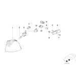 82199403093 Kierunkowskaz przód biały lewy BMW E36 Coupe Cabrio 318i 320i 323i 325i 328i M3 - 82199403093 - Części oryginalne BMW Łódź | Sklep internetowy BMW