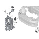 61667414868 Kanał z pokrywką zbiorniczka spryskiwaczy górny MINI F54 F55 F56 F57 - 61667414868 - Części oryginalne BMW Łódź | Sklep internetowy BMW