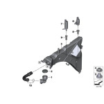 61667325884 Kanał wlewu zbiorniczka spryskiwacza BMW F15 F16 F85 F86 M 25 28 30 35 40 50 - 61667325884 - Części oryginalne BMW Łódź | Sklep internetowy BMW