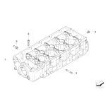 Śruba torx głowicy BMW E38 E39 E46 E60 E53 E61 E70 E71 E83 E87 E90 E91 325d 335d 330d 520d 525d 530d 535d - 11127806056