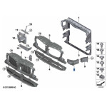 Kanał powietrza hamulca przód lewy BMW G01 G02 X3 X4 - 51747400003