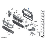 51745A35890 Kanał powietrza chłodnicy BMW G20 G21 G28 316 318 320 330 - 51745A35890 - Części oryginalne BMW Łódź | Sklep internetowy BMW