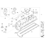 11127809512 Odpowietrznik odma skrzyni korbowej BMW E60N E62N E63N E64N E70 E71 E90 E91 335d 3,0sd 35dX 635d 535d - 11127809512 - Części oryginalne BMW Łódź | Sklep internetowy BMW