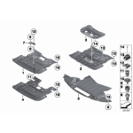 51757185113 Osłona silnika BMW F10 F01 F06 F07 F11 F12 F13 740 750 760 730 520 525 530 535 550 528 640 650 - 51757185113 - Części oryginalne BMW Łódź | Sklep internetowy BMW