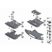 51757185113 Osłona silnika BMW F10 F01 F06 F07 F11 F12 F13 740 750 760 730 520 525 530 535 550 528 640 650 - 51757185113 - Części oryginalne BMW Łódź | Sklep internetowy BMW