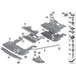 51757185113 Osłona silnika BMW F10 F01 F06 F07 F11 F12 F13 740 750 760 730 520 525 530 535 550 528 640 650 - 51757185113 - Części oryginalne BMW Łódź | Sklep internetowy BMW