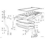 11131710195 Uszczelka miski olejowej BMW E31 E32 850Ci 850CSi 750i 750iL M70 - 11131710195 - Części oryginalne BMW Łódź | Sklep internetowy BMW