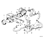 Guma przpływomierza BMW E30 323i 325e 320i - 13711285479