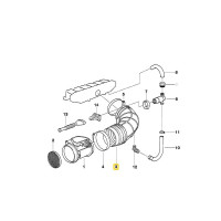 Guma przepływomierza BMW E34 525i - 13541726634