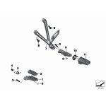 Guma podnóżka BMW K23 K33 K49 K50 K51 K80 K81 - 46718530633