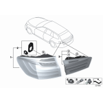 Gniazdo żarówki BMW E61N E65 E66 E71 X6 E85 Z4 F01 F11N F30N F80N G01 - 63117407330