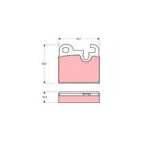 GDB259 KLOCKI HAM. BMW T.  5 73-81/6 75-89 - Części oryginalne BMW Łódź | Sklep internetowy BMW