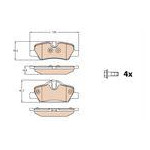 KLOCKI HAM. MINI T. COOPER/ONE 1,5-2,0 13-