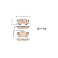 KLOCKI HAM. MINI T. COOPER/ONE 1,5-2,0 13-