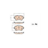 KLOCKI HAM. BMW P. 2 1,5-2,0 D 14-