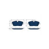 KLOCKI HAM. BMW P. I3 13- ELECTRIC BLUE