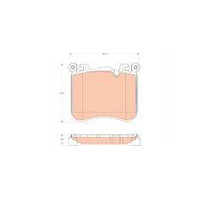 KLOCKI HAM. BMW P. E70/E71 X5/X6 08-