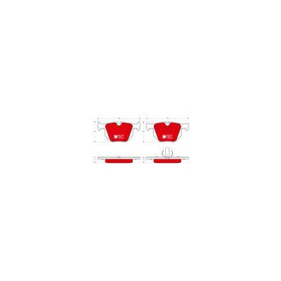 KLOCKI HAM. BMW T. X5/X6 2,0-3,0 07- DTEC COTEC