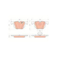 KLOCKI HAM. BMW T. X5/X6 2,0-3,0 07-