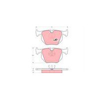 GDB1119 KLOCKI HAM. BMW T. E34 M5 - Części oryginalne BMW Łódź | Sklep internetowy BMW