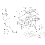 Uszczelka miski olejowej dużej BMW E53 X5 4,4i 4,6is - 11137500260