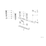 Klamra BMW E10 E12 E21 E23 E24 E28 E3 E30 E32 E46 E9 NK - 51411870718