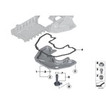 Uszczelka miski olejowej dolna BMW E60 E61 E63 E64 E65 E66 645Ci 650i 735i 740i 745i 750i 760i 540i 550i 545i - 11137506774