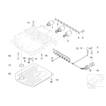 Filtr automatycznej skrzyni BMW E38 E39 X5 E31 540 535 740 735 - 24341422673