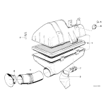 13721715881 Filtr powietrza E30 E36 E34 - Oryginał BMW - 13721715881 - Części oryginalne BMW Łódź | Sklep internetowy BMW