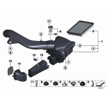 Filtr powietrza BMW F20 F21 F30 F31 F32 F36 M135i M235i 335i 435i - 13717602643