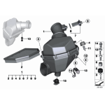 Filtr powietrza BMW F06 F10 F12 F13 F80 F82 E83 M5 M6 M3 M4 - 13727843284