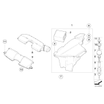 Filtr powietrza BMW E90 E92 E93 E90N E92N E93N M3 S65 - 13727838804
