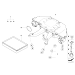 Filtr powietrza BMW E70 E71 X5 X6 3,0sd 3,5sd 35dX M57N2 - 13717798342