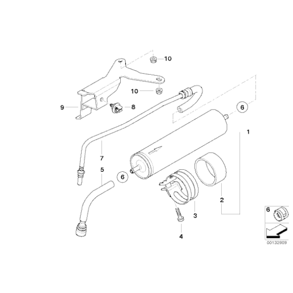 Filtr paliwa MINI R50 One 1,4d - 13327794590