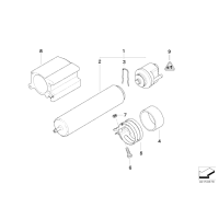 Wkład filtra paliwa - 13327811401