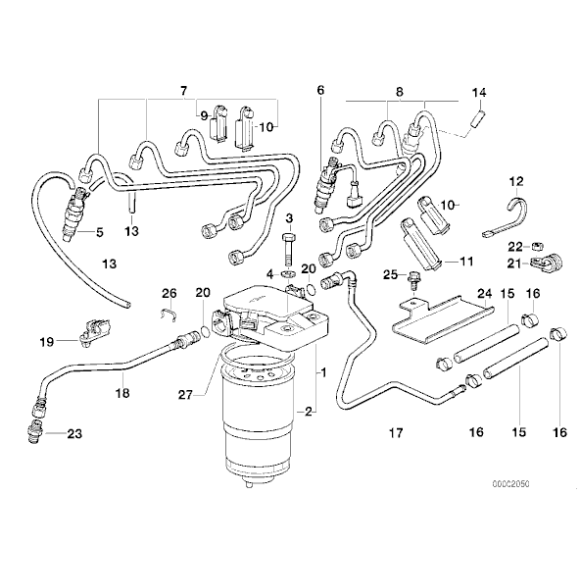 Filtr paliwa - 13322243653