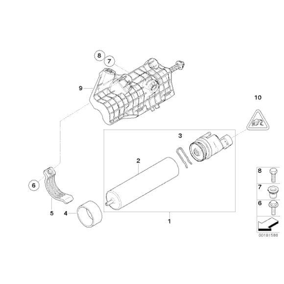 Filtr paliwa BMW E46 E60 E70 E87 E90 F07 F10 X5 X6 330xd 520d 530d 535d 635d 730d 740d 745d 116d 118d 120d 123d M550d MINI - 133