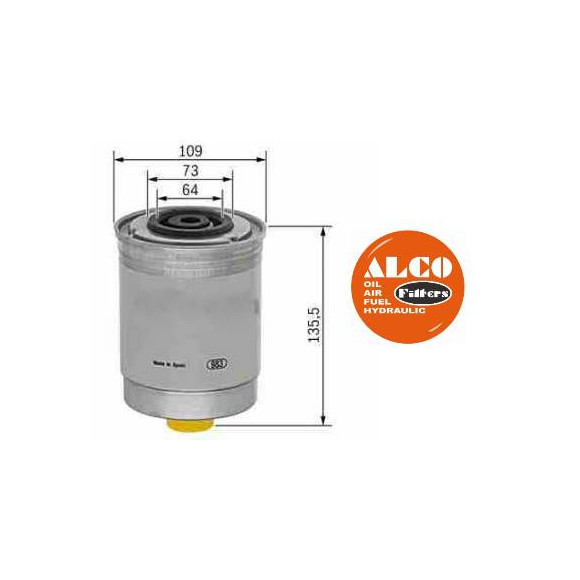 Filtr paliwa BMW E30 E34 324td 524td M21 - 13322243018