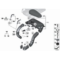 Wkład filtra powietrza BMW F01 F07 F10 F11 520d 525d 530d 518d 730d 740d 740dX 535dX 530dX - 13717800151