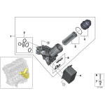 Filtr oleju BMW F20 F21 F30 F31 F32 F36 G01 G11 G30 G31 M140 M240 340 440 730 740 750 530 540 M550 630 640 - 11428583898