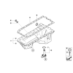 11137548031 Uszczelka miski BMW E60 E65 E87 E81 E90 X5 X6 323 325 328 330 335 125 128 130 523 525 528 530 535 - 11137548031 - Części oryginalne BMW Łódź | Sklep internetowy BMW