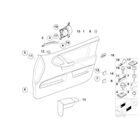 51418413215 Osłona - 51418413215 - Części oryginalne BMW Łódź | Sklep internetowy BMW