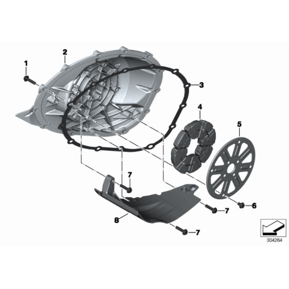 Śruba ISA BMW K29 K40 K42 K44 K46 K47 K48 K49 K61 K67 - 11137676132